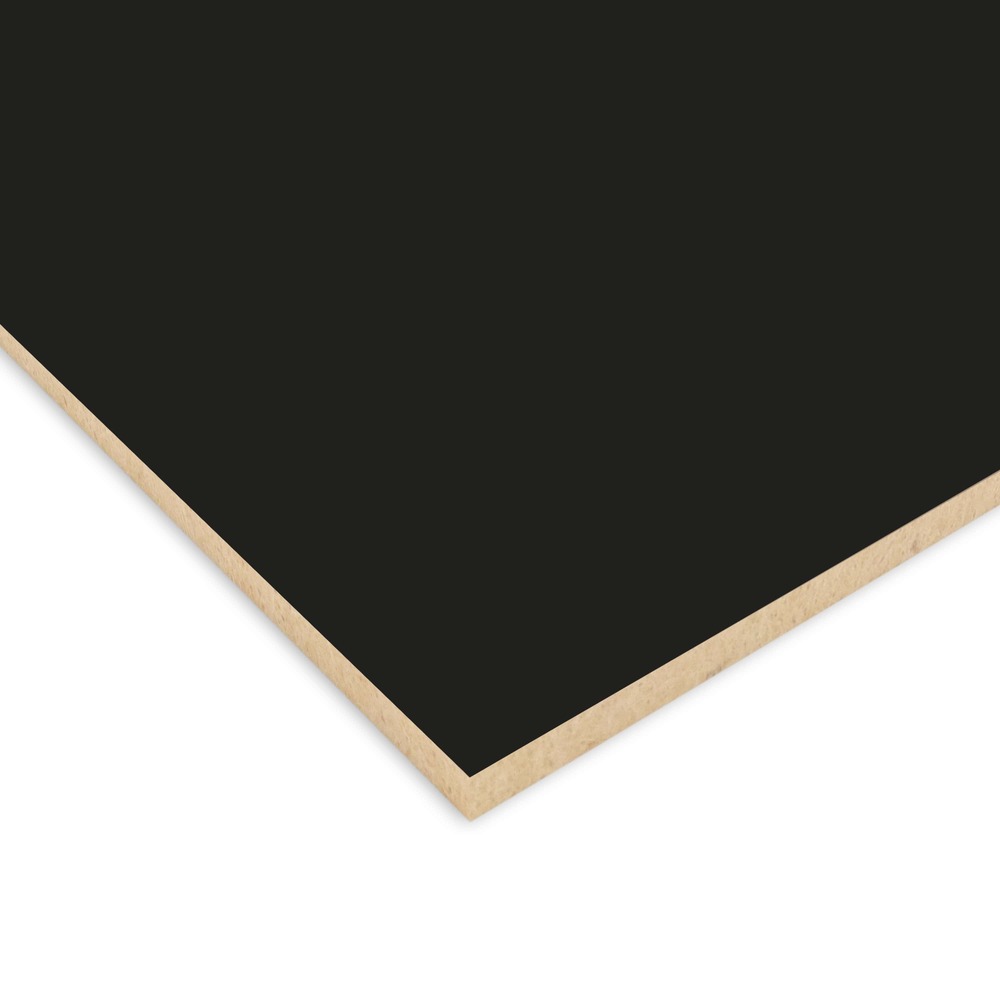 MELAMINA NEGRO ULTRA MATE 18X122X280 AGT