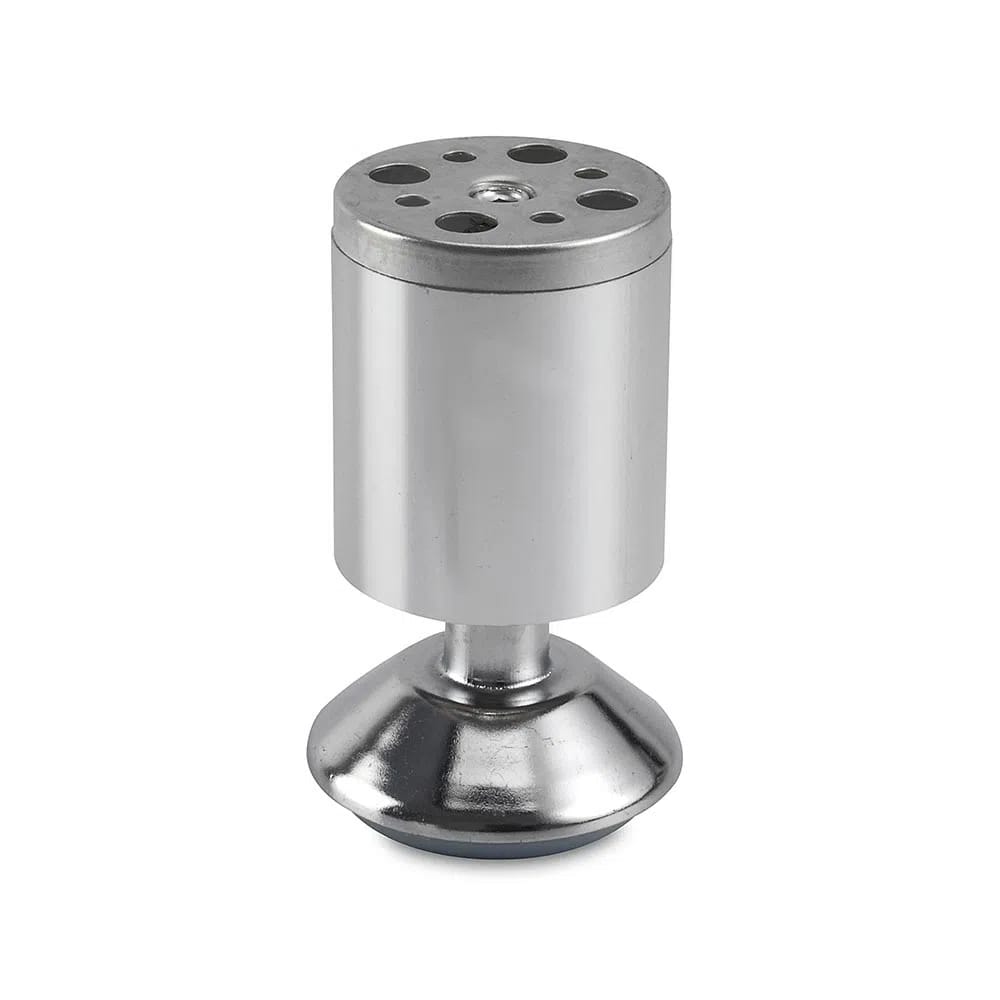 PATA MUEBLE ALUMINIO CILINDRICA UND 12CM