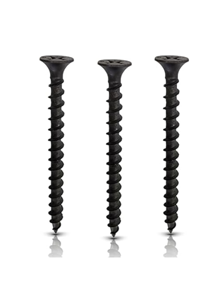 TORNILLO GYPSUM 6X2 ROSCA GRUESA NEGRO