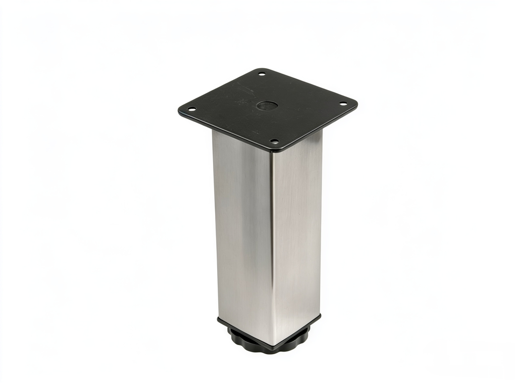 PATA MUEBLE INOXIDABLE CUADRADA UND 10CM