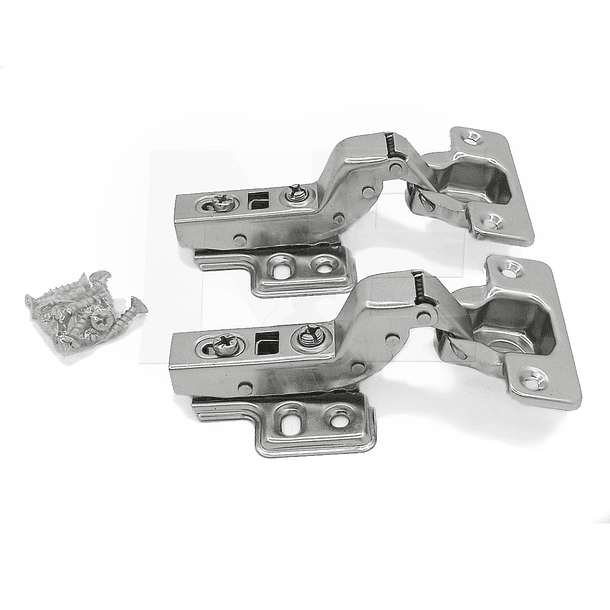 BISAGRA CURVA CLIP ON CIERRE LENTO PAR ECO