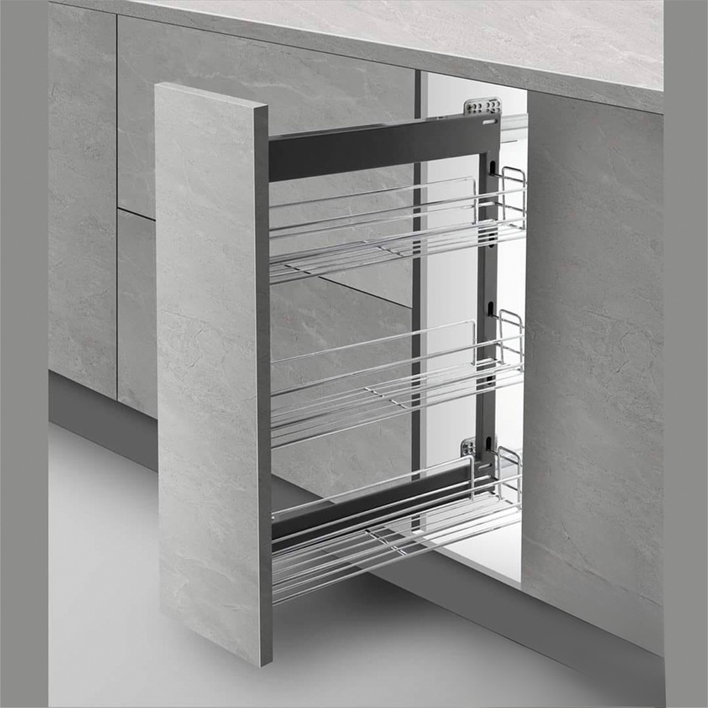 ESPECIERO 300MM 3 NIVELES DERECHO INOX IT22620