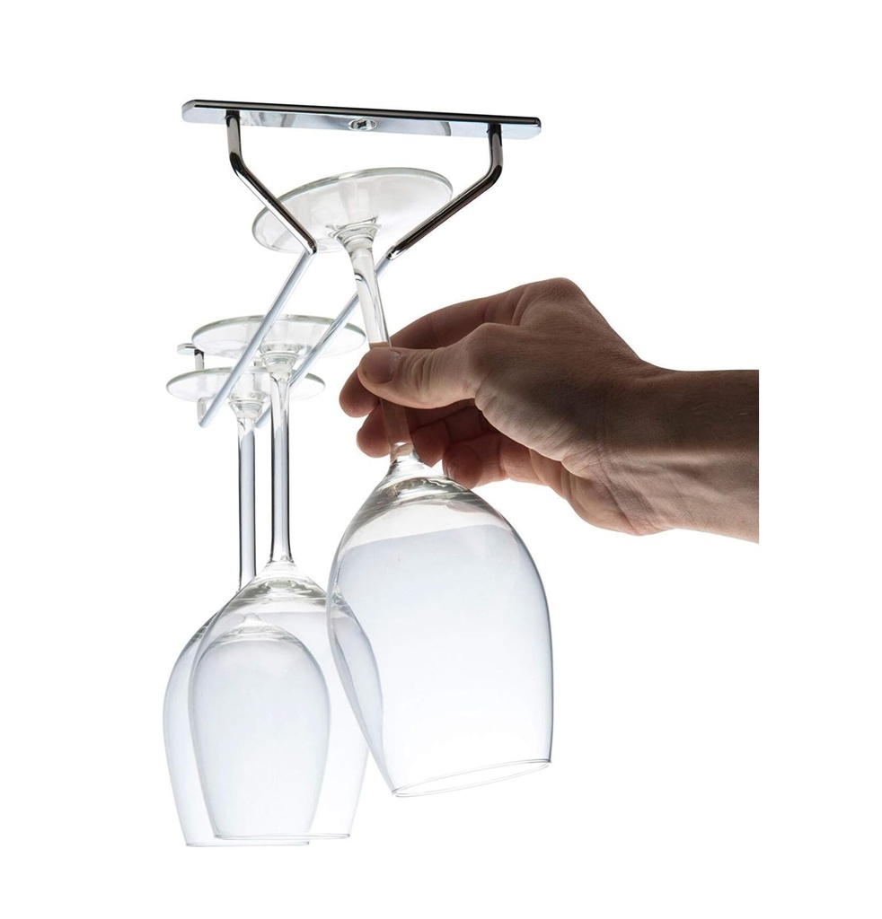 COPERO METALICO CROMADO SENCILLO CON TOPE