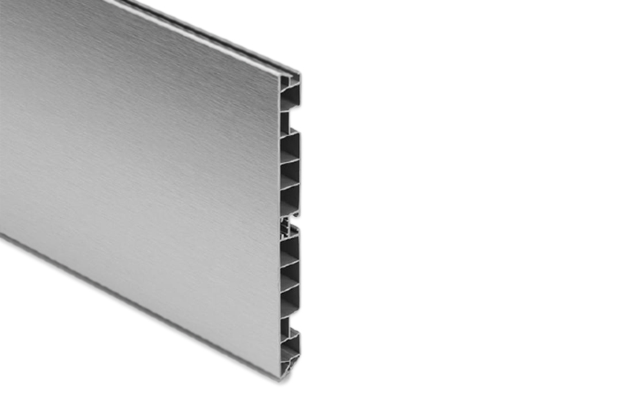 RODAPIE PVC ALUMINIO 10CMX3,8M ESPAÑOL