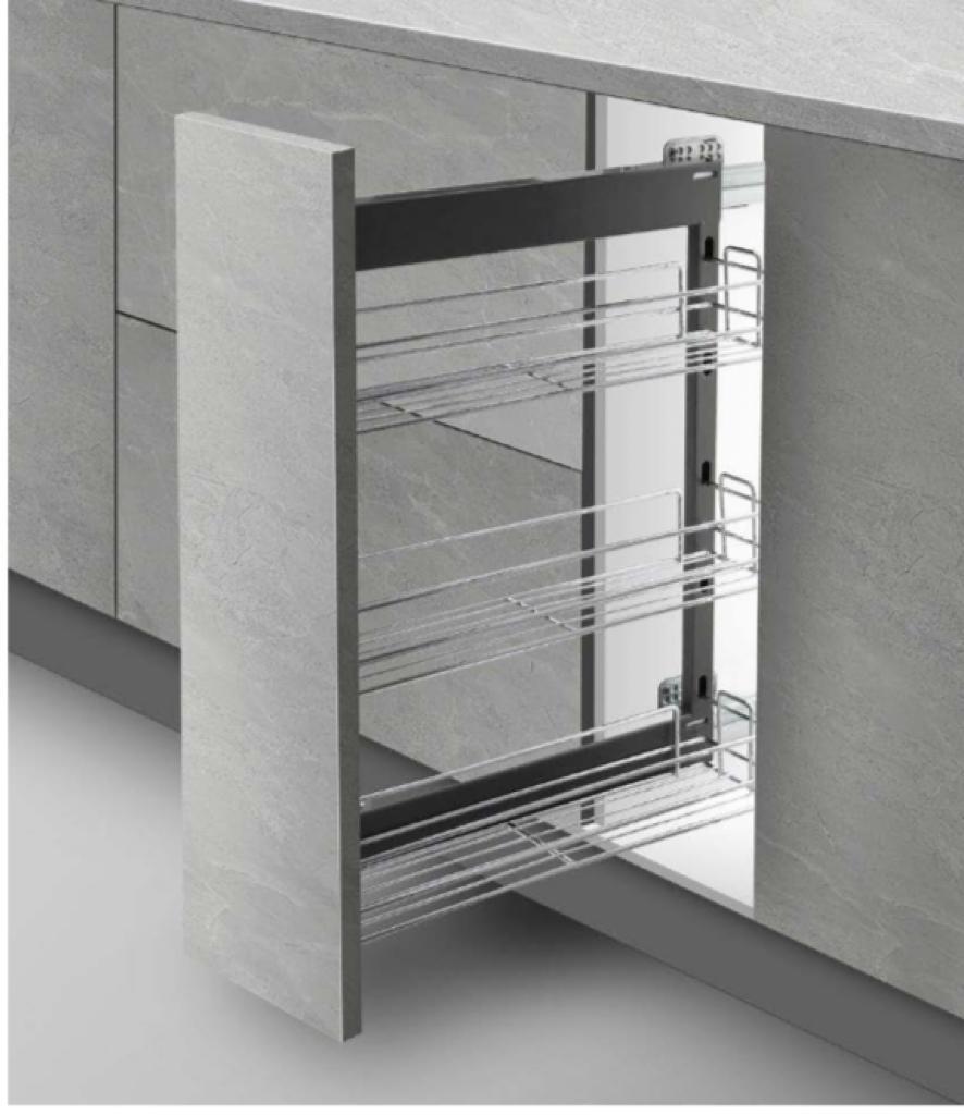 ESPECIERO 200MM 3 NIVELES INOXIDABLE DERECHO IT22610