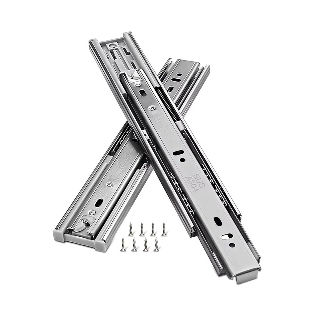 RIEL TELESCOPICO CIERRE LENTO 10 250MMS