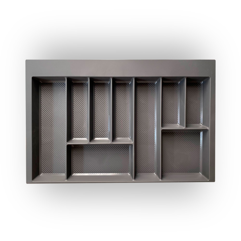 CUBERTERO PLASTICO S-LIINE 800MM ANTRACITA IT13430