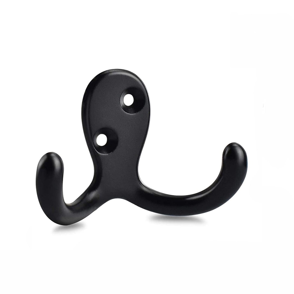 GANCHO PERCHERO 4 NEGRO MB