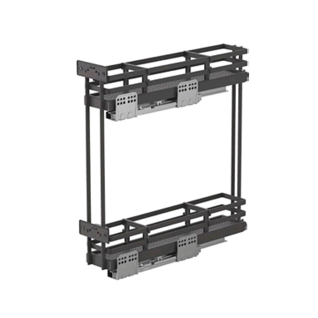 ESPECIERO 150MM 2 NIVELES MONZA CONSERVERO ANTRACITA IZQUIERDO IT22705