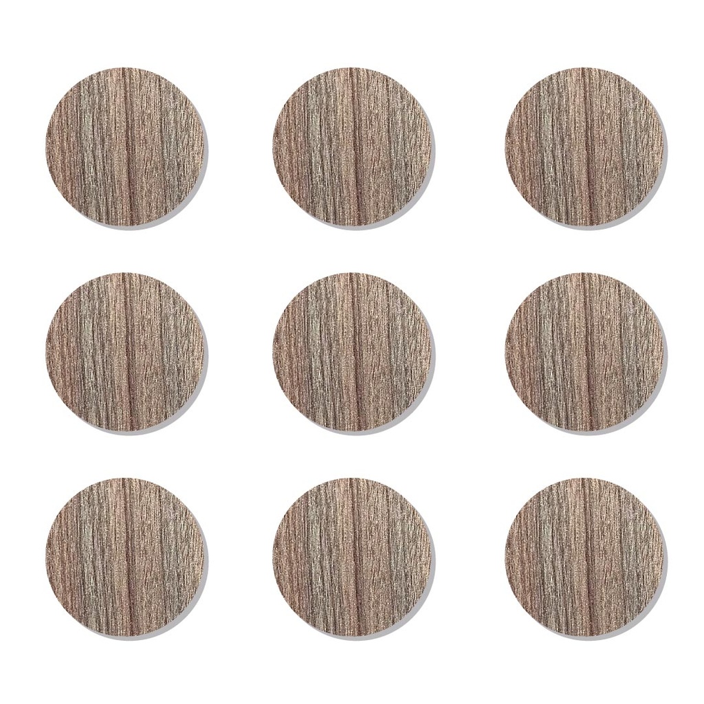 TAPA TORNILLO NOGAL AFRICANO 50UND MASISA