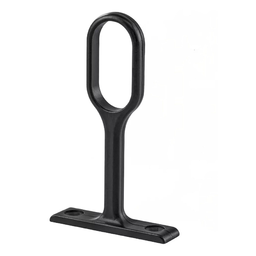 SOPORTE CENTRAL TUBO CLOSET NEGRO