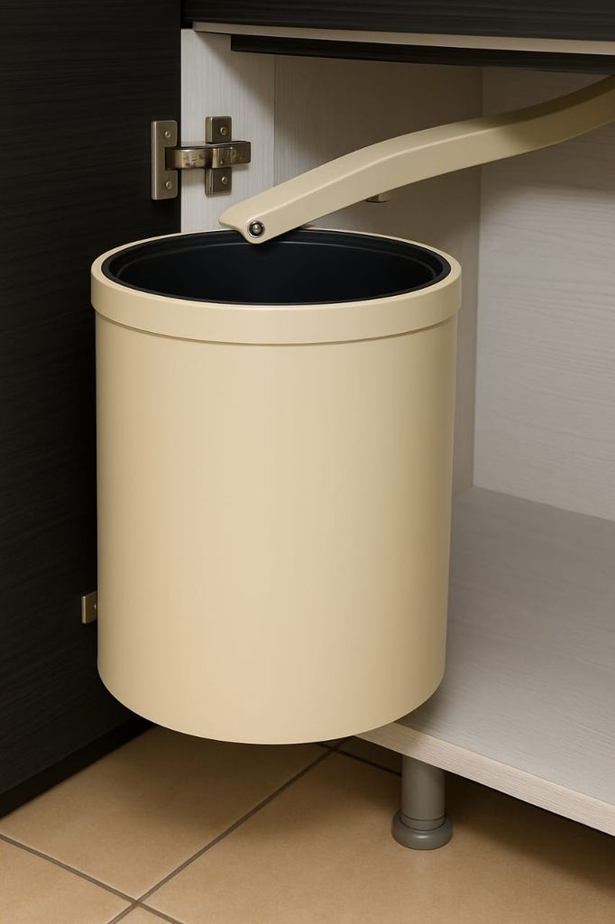 BASURERO BASCULANTE BEIGE