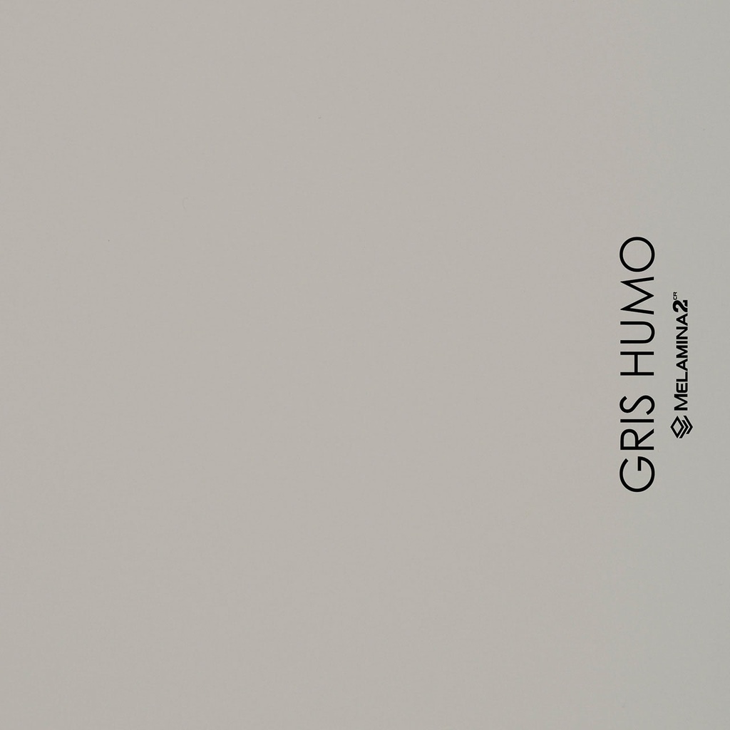 MELAMINA GRIS HUMO HIDROFUGA 18X214X244 V