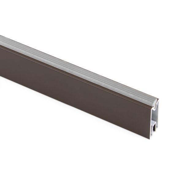 TUBO CLOSET CUADRADO C/GOMA MOKA 3M 4MK100A15 SYSKOR