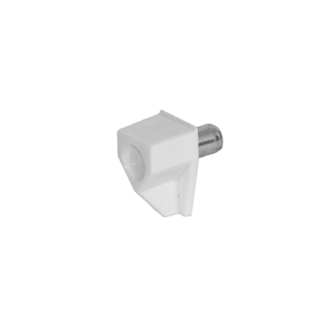 PIN ESTANTE SOPORTE PLASTICO BLANCO