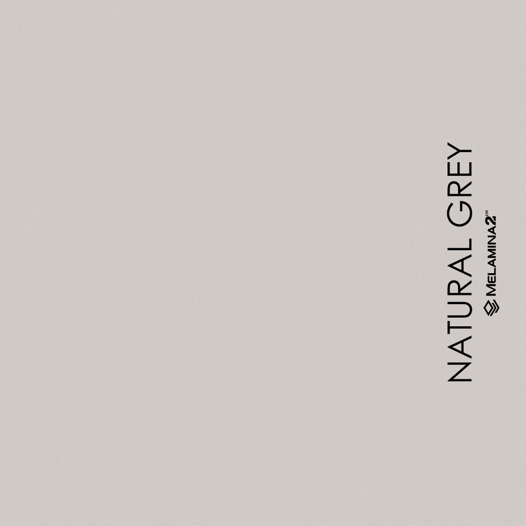 MELAMINA NATURAL GREY HIDROFUGA 18X210X244 ESPAÑOLA