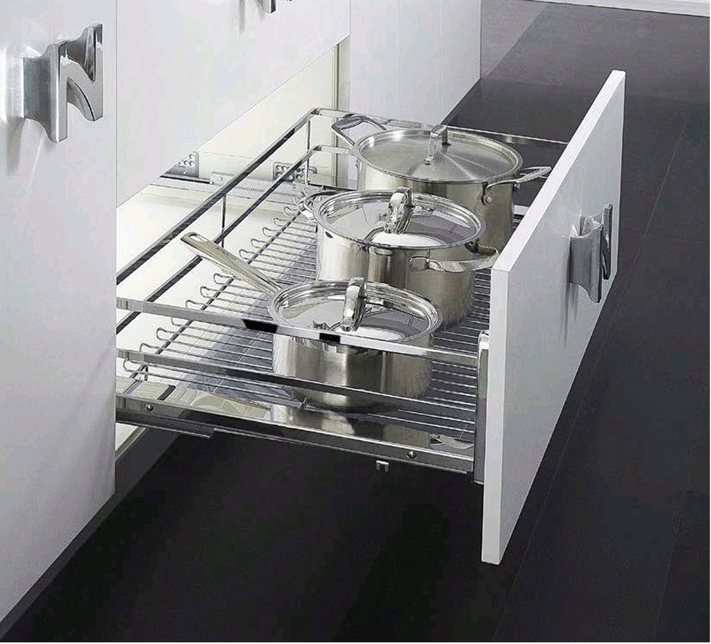 CANASTA ORGANIZADORA 3 LADOS 900MMS INOX IT20560