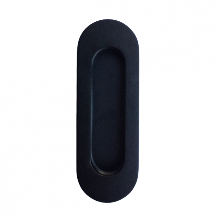 TIRADERA EMBUTIR OVALADA INOX NEGRO MATE HAFELE