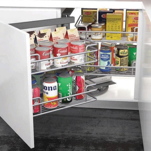 MAGIC CORNER CIERRE LENTO GRIS MATE IZQUIERDO MOD 90CM IT23330