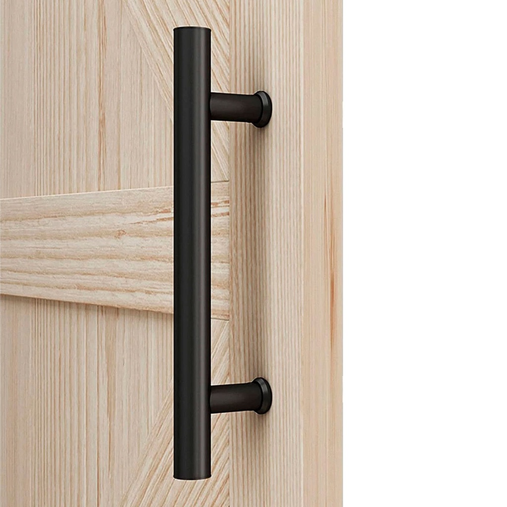 MANILLON REDONDO MADISON 18CM INOX 304 NEGRO PAR