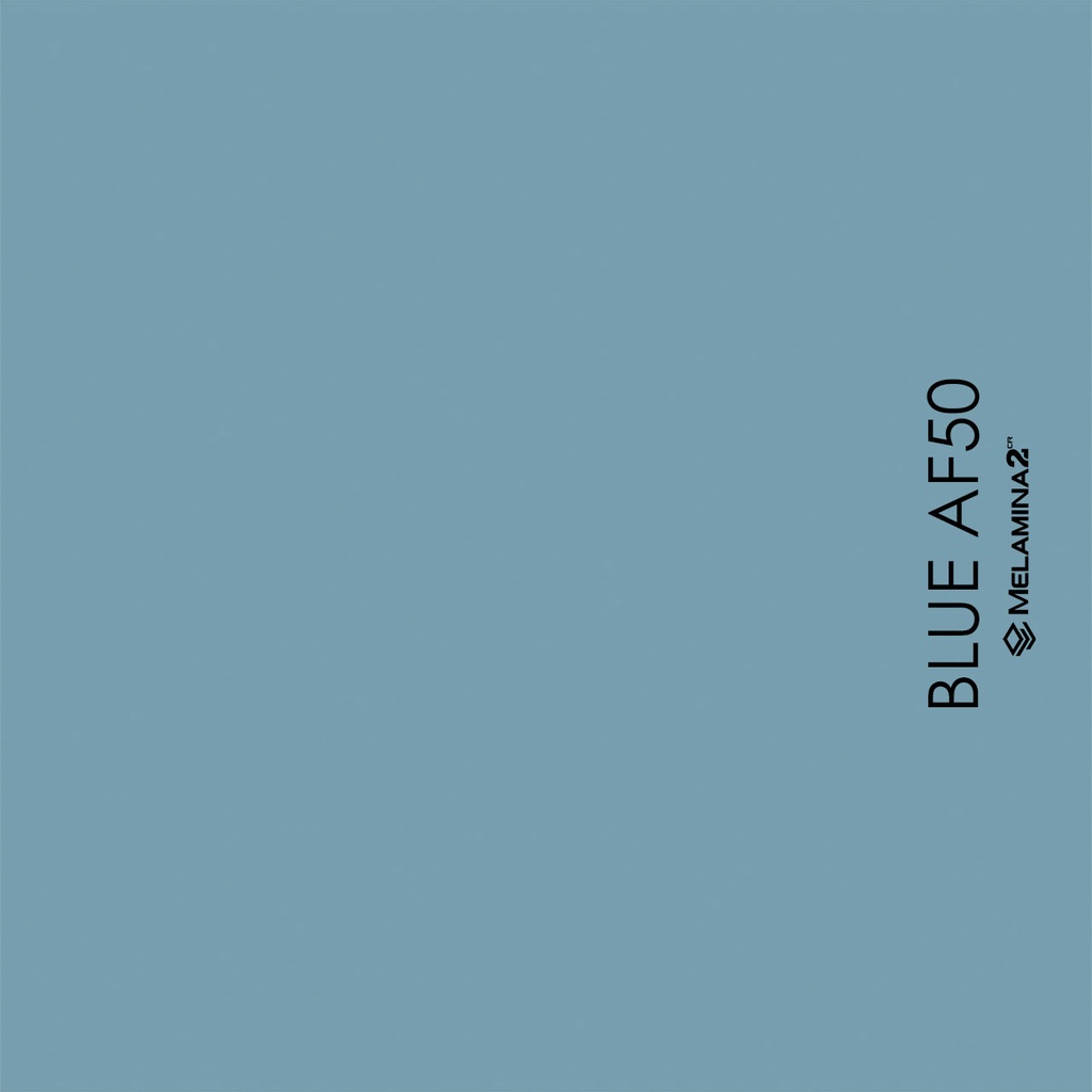 MELAMINA BLUE AF50 ULTRA MATE HIDROFUGA ACRYLIC ANTI-HUELLA 18MMX122X280