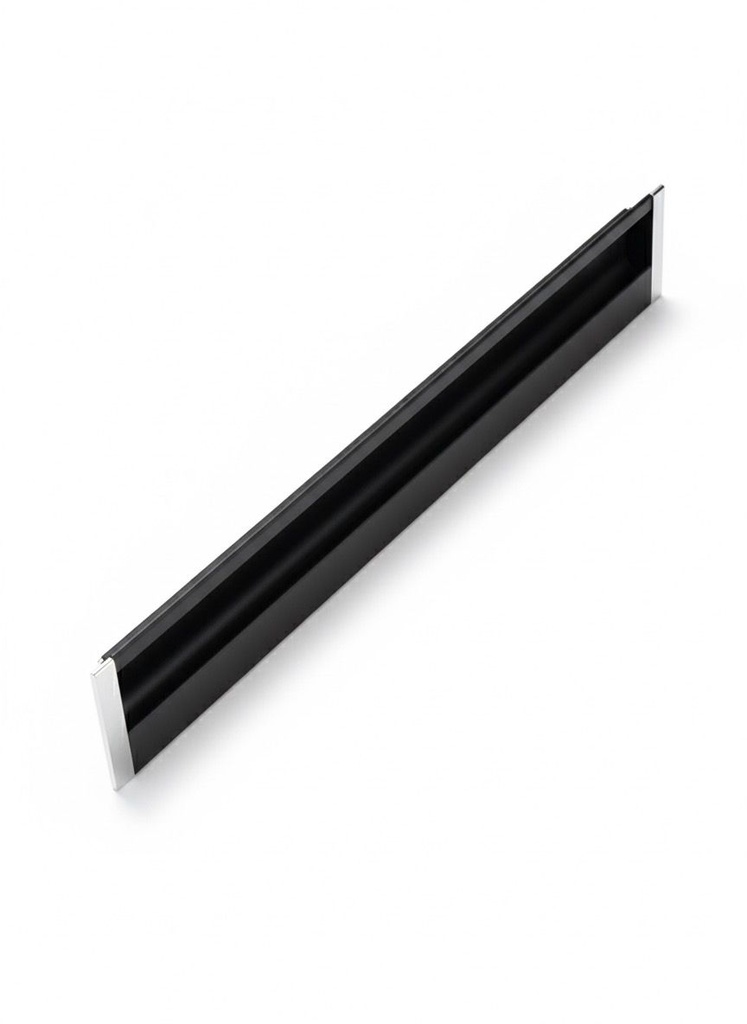 TIRADERA 3557 EMBUTIR NEGRO MATE RENTANGULAR 192MM