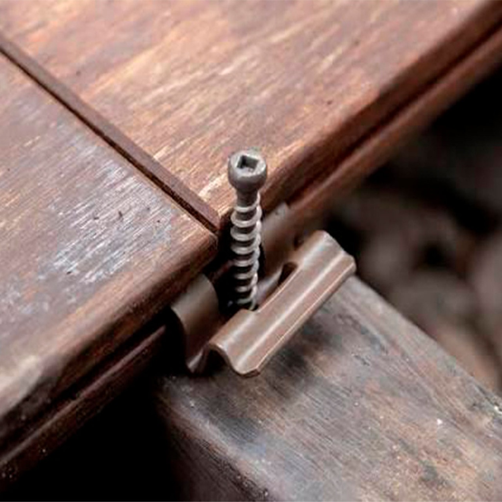 CLIP CON TORNILO PARA MADERA