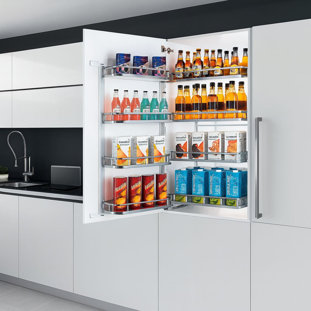 ALACENA ABATIBLE 450MM 4 NIVELES GRIS IT21310