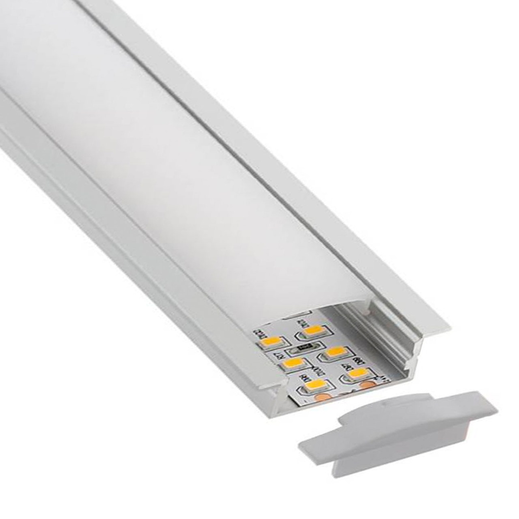 PERFIL LED EMBUTIR ALUMINIO PEAL145145B 3M NATURICA