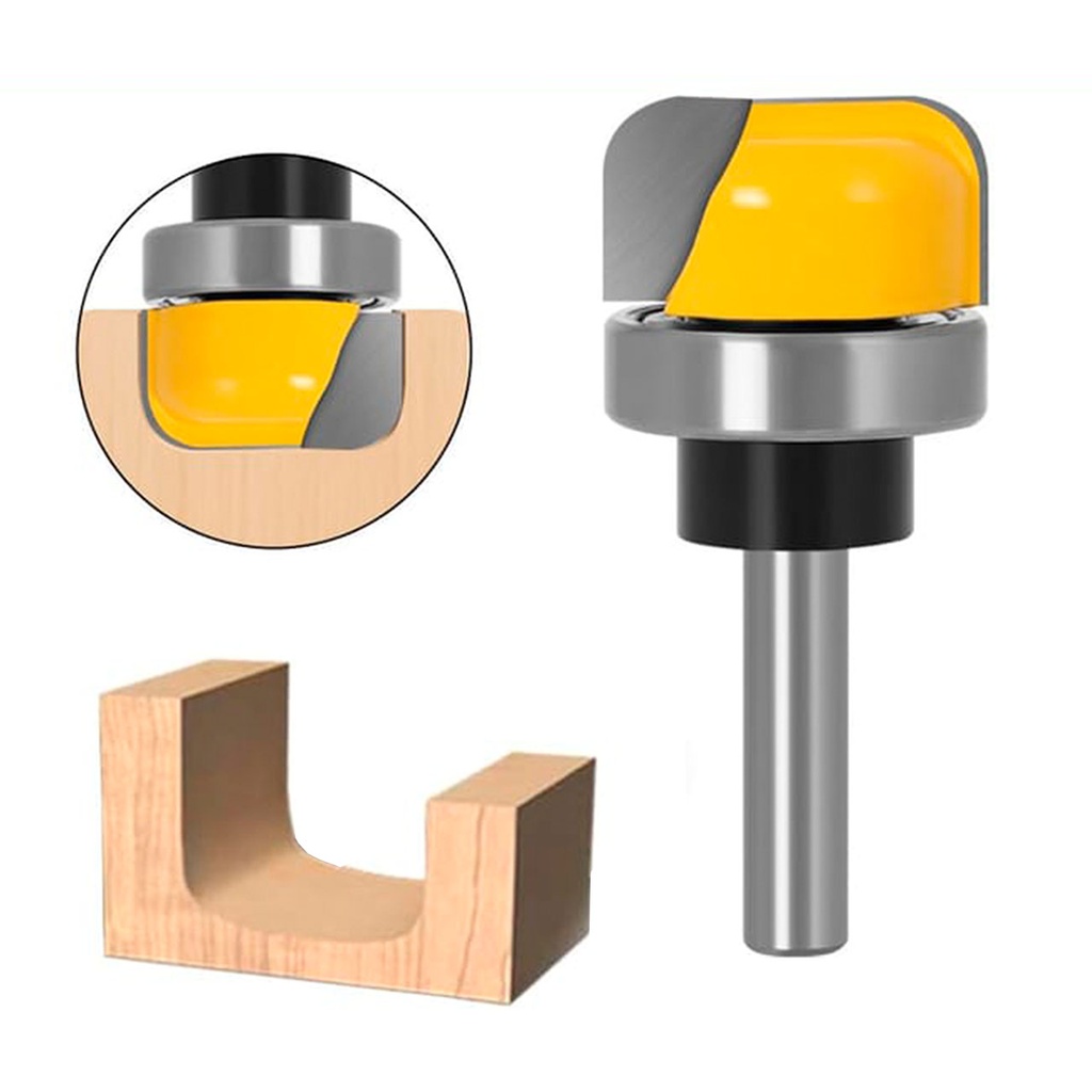 CUCHILLA COPIADORA CARBURO 1/4X3/4X5/8  REDONDO AMARILLO