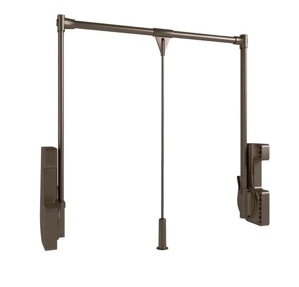 TUBO PERCHERO EXTRAIBLE PARA CLOSET 450-600 MOKA IT41105 INTHER