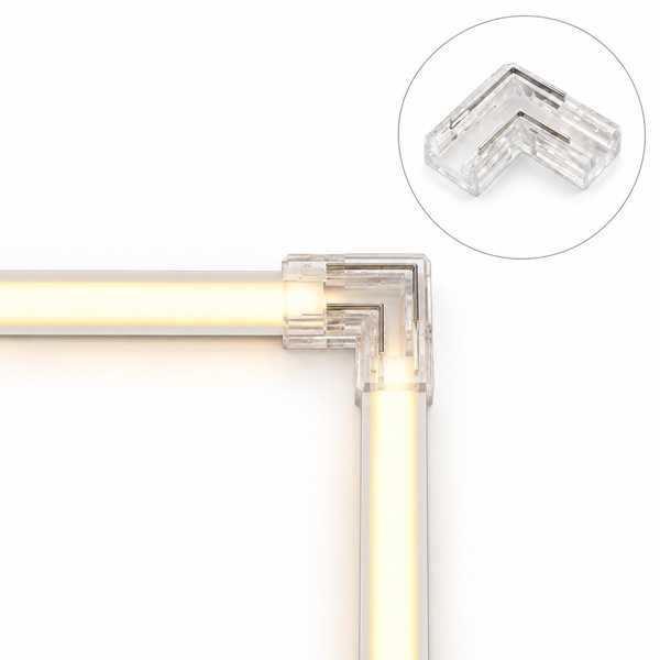CONECTOR ESCUADRA L TIRA LED 5MM 12V IT58040