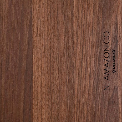 [HR-6X8-18 AMAZONICO] MELAMINA NOGAL AMAZONICO HIDROFUGA 18X183X250