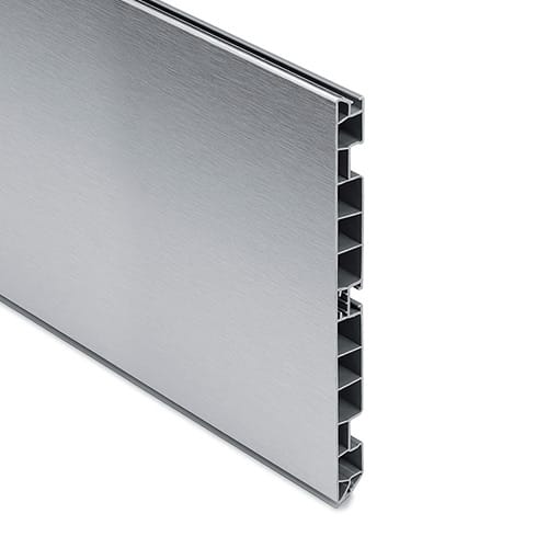 [RODAPIE ALUMINIO 3M] RODAPIE ALUMINIO 10CMX3M PVC ESPAÑOL