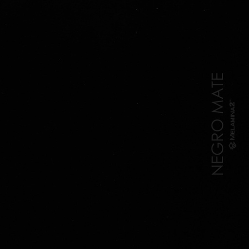 [723 NEGRO MATE AGT] MELAMINA NEGRO ULTRA MATE 18X122X280 AGT