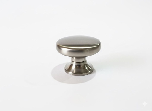 [POMO CHATO NIQUEL 28] POMO CHATO PLANO NIQUEL INOX 28MM