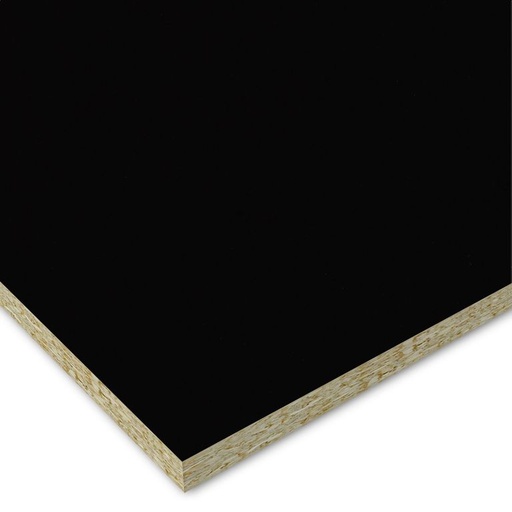 [HR-7X8-16 MEL NEGRO] MELAMINA NEGRO 15x183X244 FINSA