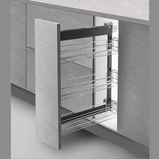 [ESPECIERO 30 IT22615] ESPECIERO 300MM 3 NIVELES IZQUIERDO INOX IT22615