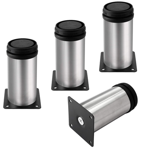 [PATA CILINDRICA 10] PATA MUEBLE INOXIDABLE CILINDRICA 10CM