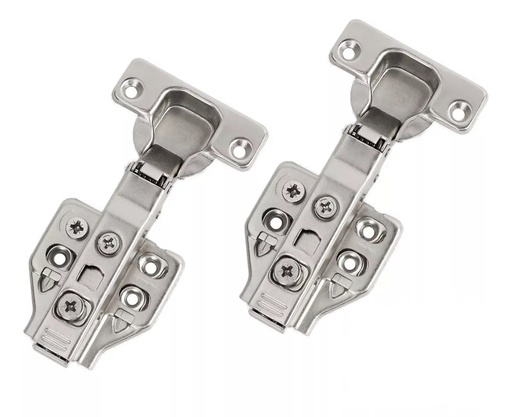 [BISAGRA RECTA SYSKOR] BISAGRA RECTA CLIP ON CIERRE LENTO SALINIZADO PAR SYSKOR