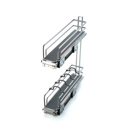 [ESPECIERO 20 IT22335] ESPECIERO 200MM 2 NIVELES GRIS ANTI-SLIP IZQUIERDO IT22335