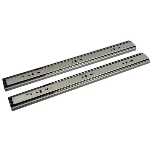 [RIEL PUSH OPEN 16] RIEL TELESCOPICO PUSH OPEN 16 400MMS SALINIZADO SYSKOR