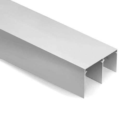 [CARRIL SUPER 4M ALUM] CARRIL SUPERIOR ARMARIO MOD 190 ALUMINIO 400CM