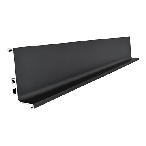 [GOLA L HORI NEGRO 4M] PERFIL GOLA HORIZONTAL / MUEBLE L NEGRO 4M