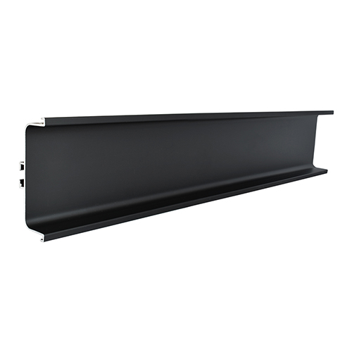 [GOLA C HORI NEGRO 4M] PERFIL GOLA HORIZONTAL / MUEBLE C NEGRO 4M