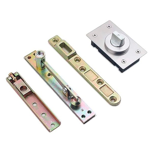 [SIST PIVOTE INF/SUP] KIT PIVOTE SUP-INF C/DADO INF PARA PUERTA MADERA O ALUMINIO 80KG