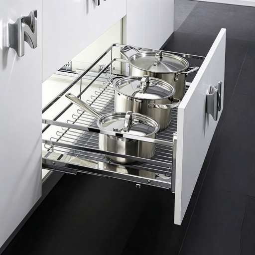 [CANASTA INOX IT20525] CANASTA MULTIUSO 3 LADOS 800MMS INOX IT20525