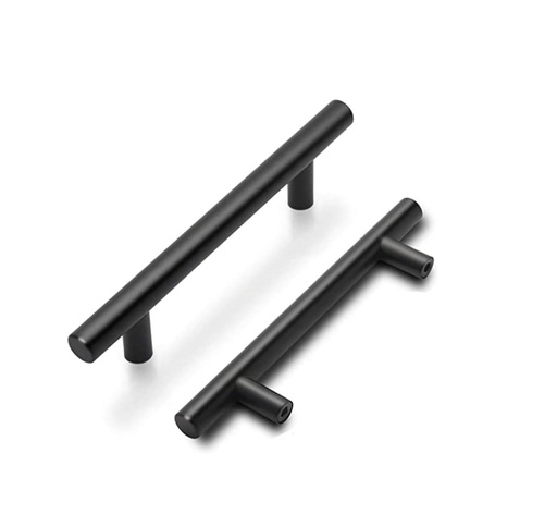 [TIR HUECA NEGRO 128] TIRADERA CILINDRICA HUECA NEGRO 128MM