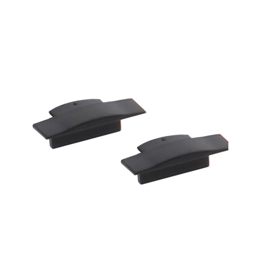 [SET TERMINAL NEGRO] SET TERMINAL Y CLIP PERFIL EMBUTIR LED NEGRO IT54070