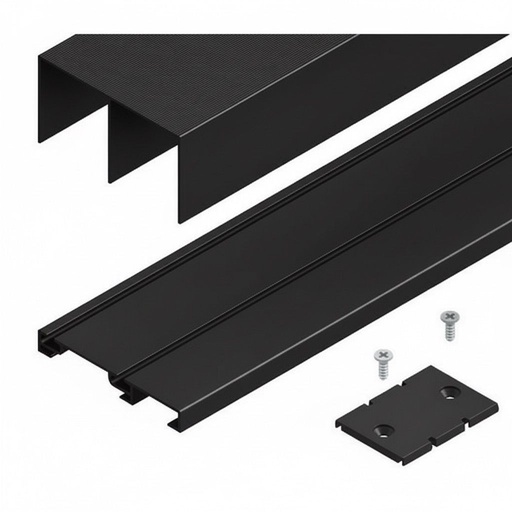 [KIT CARRIL 712AM9300] KIT CARRIL SUPERIOR E INFERIOR 3M TERRA S85 712AM9300 NEGRO MATE SYSKOR